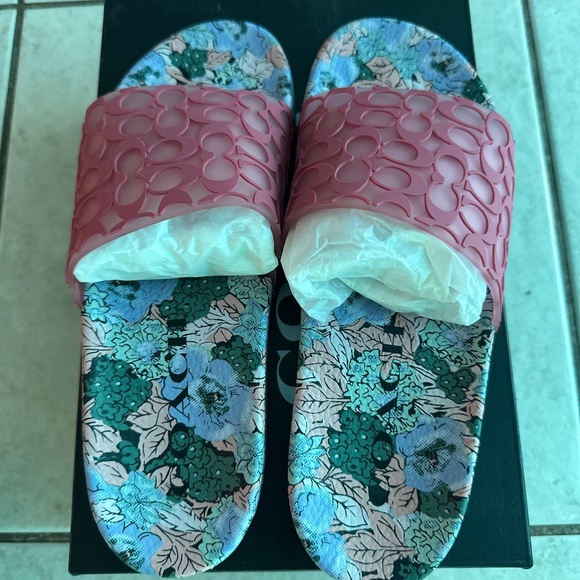 Coach Shoes - Coach Floral Udele Sport Slide